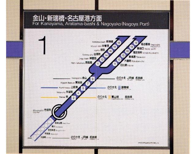停車駅案内板