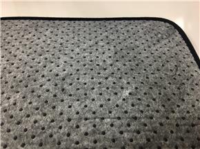 バス型バスマット裏の写真