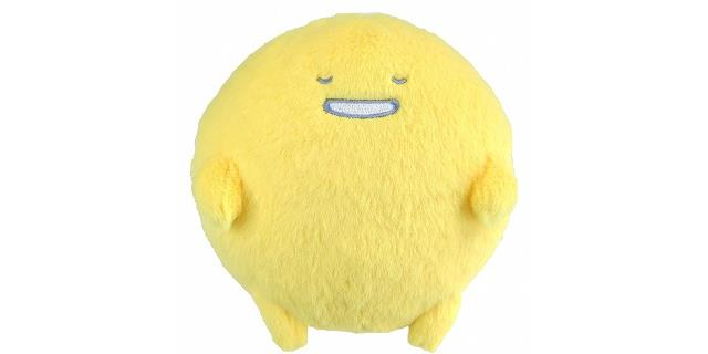 マナカキャラクターがスヤスヤとおやすみする姿のぬいぐるみです。