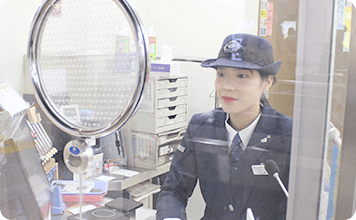 窓口業務の様子