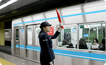 業務再開の様子