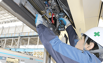 現場作業の様子