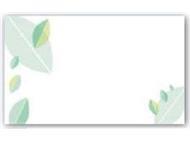 メッセージカード若葉の画像
