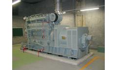 非常用発電機の写真