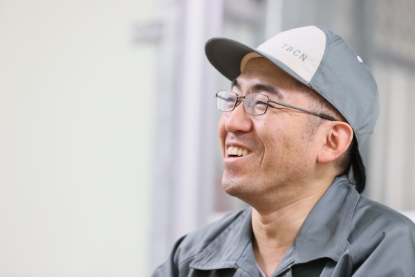 インタビューの様子